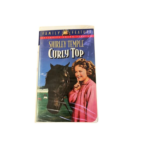 Shirley Temple Family Favorites VHS Set 3 Curly Top Heidi Baby Take a Bow Used - Picture 9 of 16